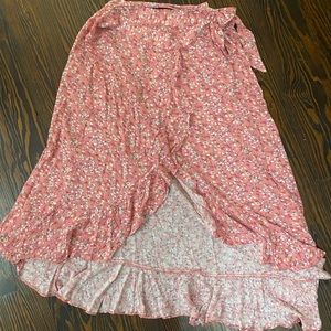 Petal + pup wrap skirt
